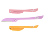 Feather Flamingo Eyebrow Shaver 3pcs Japanese Package (FLS) X 12 PCS